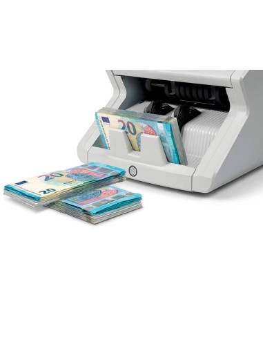 Contador totalizador de billetes safescan 2265 cuenta euro libra mezclados verifica uv mg color tamano y espesor