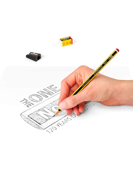 Expositor sobremesa staedtler noris 120 diseno feliz aniversario 152 unidades surtidas 383x382x250 mm