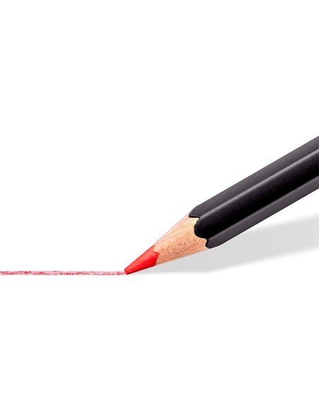 Lapices de colores staedtler super soft caja metal de 12 colores surtidos