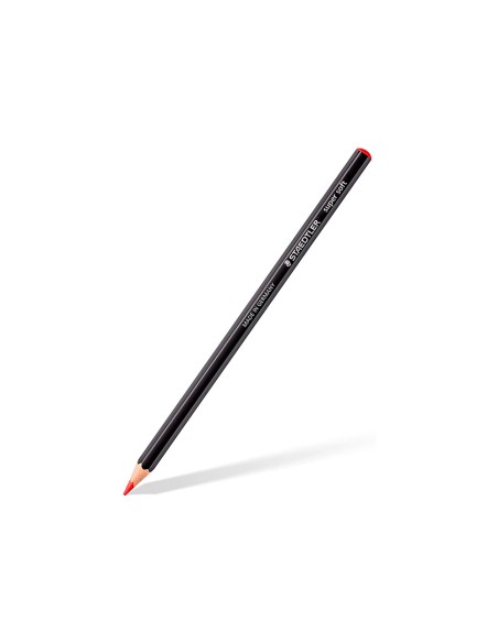 Lapices de colores staedtler super soft caja metal de 12 colores surtidos