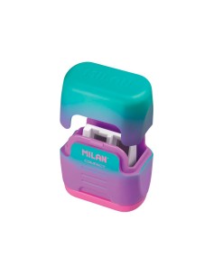 Sacapuntas milan compact sunset plastico 2 usos colores surtidos