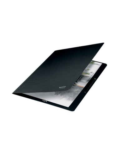 Carpeta leitz recycle gomas din a4 carton reciclabe 100 negro