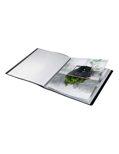 Carpeta leitz recycle escaparate din a4 20 fundas polipropileno negro