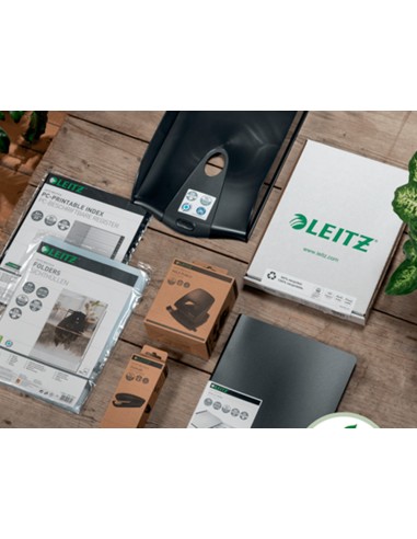 Carpeta leitz recycle gomas tres solapas din a4 polipropileno negro