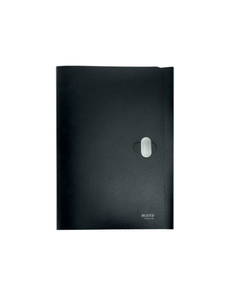 Carpeta leitz recycle gomas tres solapas din a4 polipropileno negro