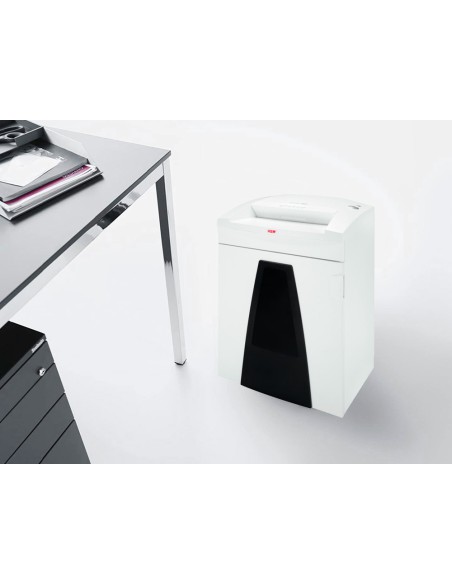Destructora de documentos hsm securio b35 capacidad de corte 22 hojas en particulas destruye grapas clips y