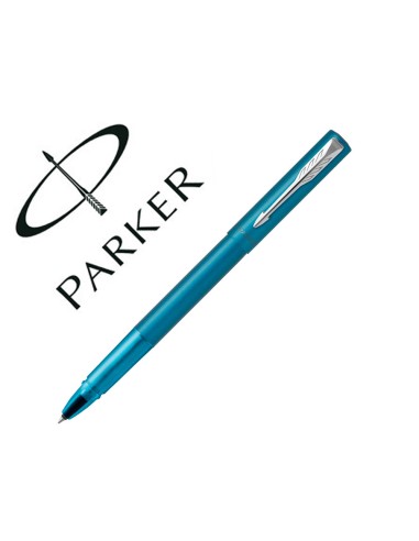 Roller parker vector xl azul teal punta fina