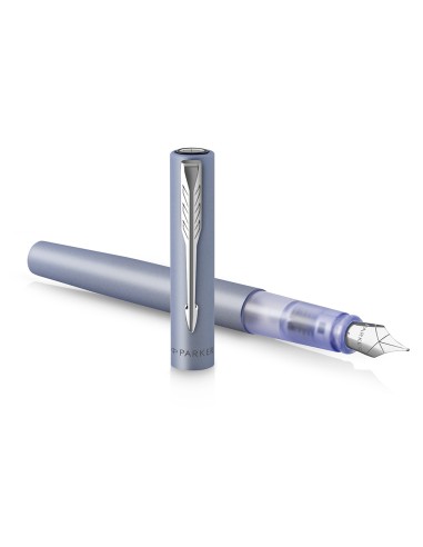 Pluma parker vector xl silver blue plumin f
