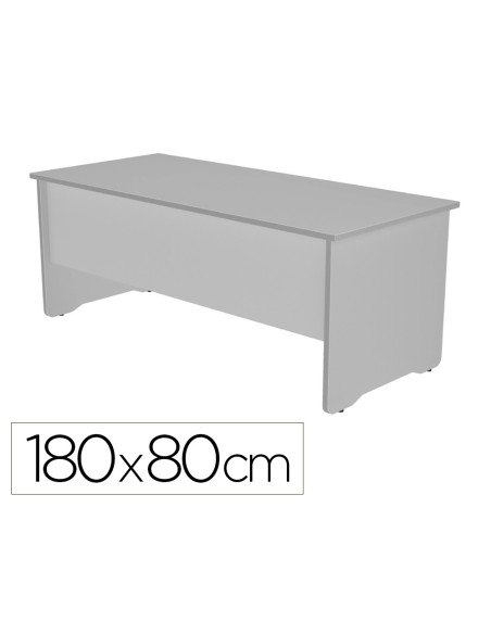 Mesa de oficina rocada work 2003ab02 aluminio gris 180x80 cm Mesa de oficina rocada work 2003ab02 aluminio gris 180x80 cm