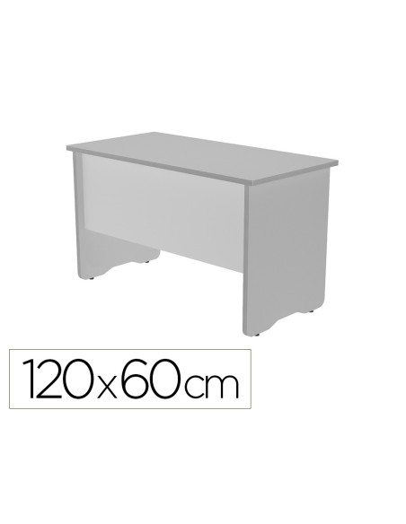 Mesa de oficina rocada work 2000ab02 aluminio gris 120x60 cm Mesa de oficina rocada work 2000ab02 aluminio gris 120x60 cm
