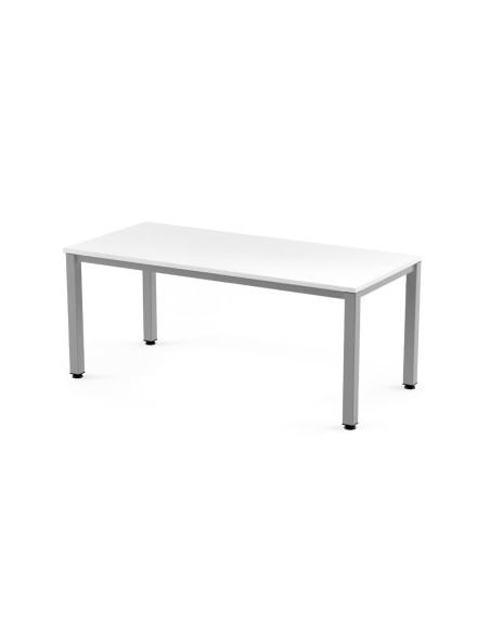 Mesa de oficina rocada executive 2003ad04 aluminio blanco 180x80 cm Mesa de oficina rocada executive 2003ad04 aluminio blanco 180x80 cm