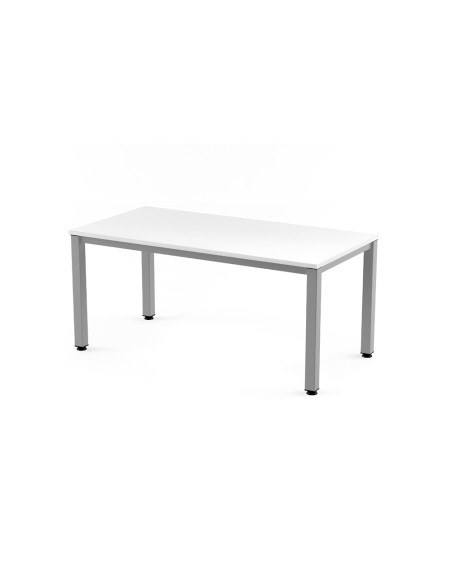 Mesa de oficina rocada executive 2001ad04 aluminio blanco 140x80 cm Mesa de oficina rocada executive 2001ad04 aluminio blanco 140x80 cm