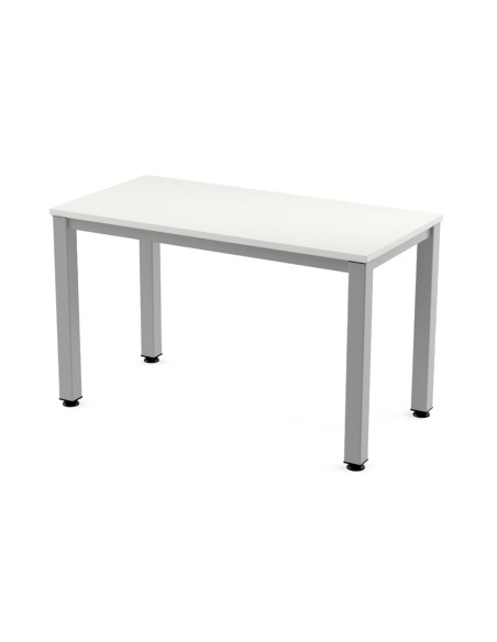Mesa de oficina rocada executive 2000ad04 aluminio blanco 120x60 cm Mesa de oficina rocada executive 2000ad04 aluminio blanco 120x60 cm