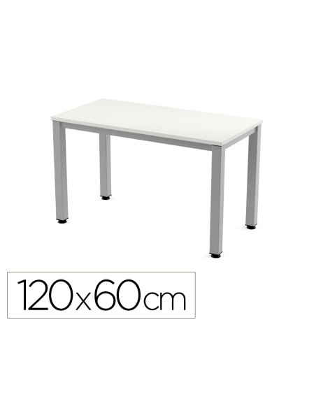 Mesa de oficina rocada executive 2000ad04 aluminio blanco 120x60 cm Mesa de oficina rocada executive 2000ad04 aluminio blanco 120x60 cm