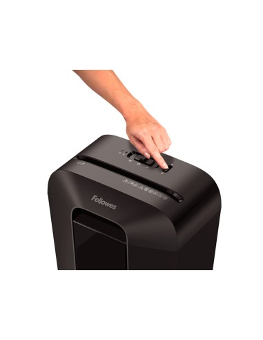 Destructora de documentos fellowes lx 70d capacidad 11h seguridad p4 destruye grapas clips y tarjeta papelera 18 l