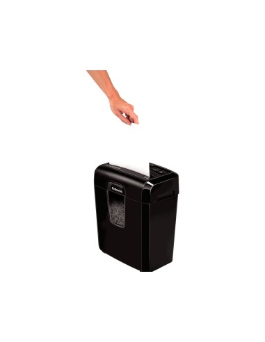 Destructora de documentos fellowes lx 25m capacidad 6h seguridad p4 destruye grapas clips y tarjeta papelera 115