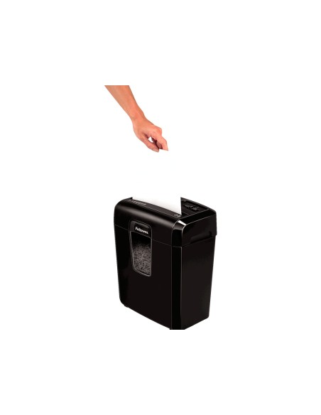 Destructora de documentos fellowes lx 25m capacidad 6h seguridad p4 destruye grapas clips y tarjeta papelera 115