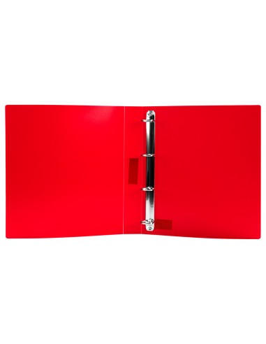 Carpeta liderpapel 4 anillas 25mm mixtas polipropileno din a4 colores surtidos expositor de 12 unidades