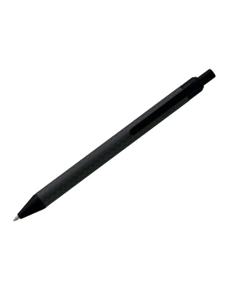 Boligrafo belius potsdam negro cuerpo fibra carbon tinta gel azul en estuche Boligrafo belius potsdam negro cuerpo fibra carbon tinta gel azul en estuche