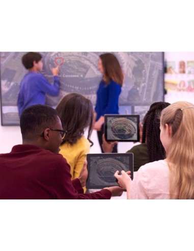 Pizarra interactiva promethean abt78d 78 con proyector benq xga mx808sth corta focal hdmi soporte