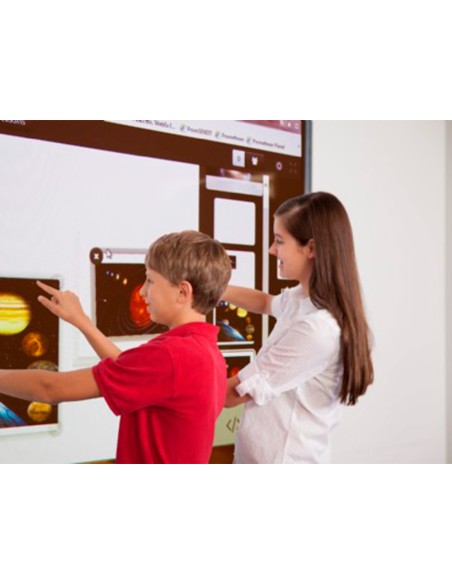 Pizarra interactiva promethean abt78d 78 con proyector benq xga mx808sth corta focal hdmi soporte