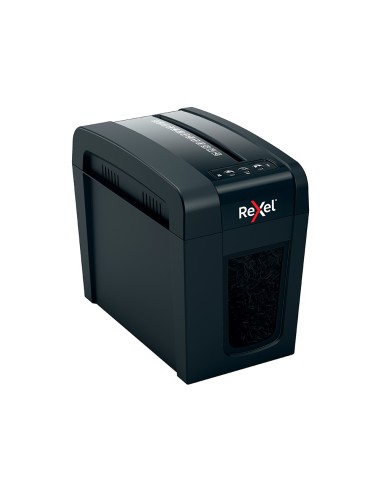 Destructora de documentos rexel secure x6 sl capacidad 6 hojas particulas destruye grapas y clips