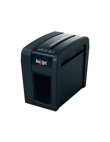 Destructora de documentos rexel secure x6 sl capacidad 6 hojas particulas destruye grapas y clips
