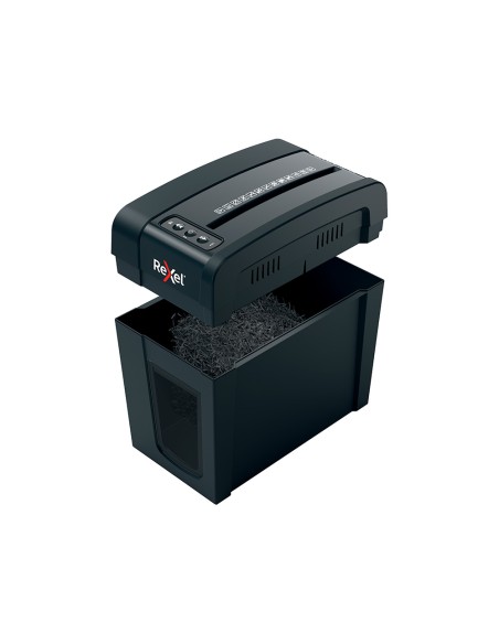 Destructora de documentos rexel secure x6 sl capacidad 6 hojas particulas destruye grapas y clips