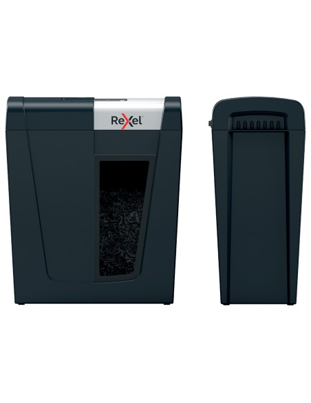 Destructora de documentos rexel secure mc4 capacidad 4 hojas micro corte destruye grapas y clips