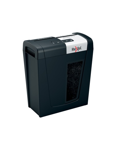 Destructora de documentos rexel secure mc4 capacidad 4 hojas micro corte destruye grapas y clips