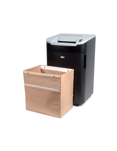 Bolsa de residuos rexel reciclable para destuctoras gama rl capacidad 115 l pack de 50 unidades 330x510x490 mm