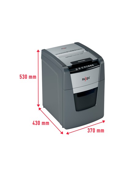 Destructora de documentos rexel optimum auto 100x eu capacidad 100 hojas particulas destruye grapas