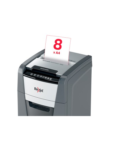 Destructora de documentos rexel optimum auto 100x eu capacidad 100 hojas particulas destruye grapas