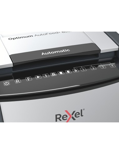 Destructora de documentos rexel optimum auto 600x eu capacidad 600 hojas particulas destruye grapas