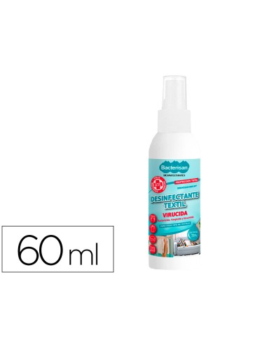 Desinfectante bacterisan germosan nor bp7 virucida para textil expositor de 24 botes pulverizador de 60 ml