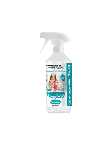 Desinfectante bacterisan germosan nor bp7 virucida para textil bote pulverizador de 500 ml