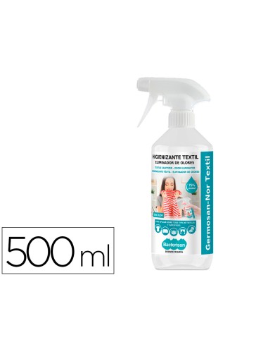 Desinfectante bacterisan germosan nor bp7 virucida para textil bote pulverizador de 500 ml