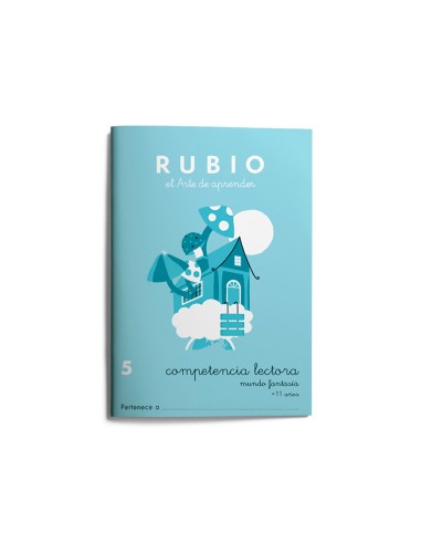 Cuaderno rubio competencia lectora 5 mundo fantasia