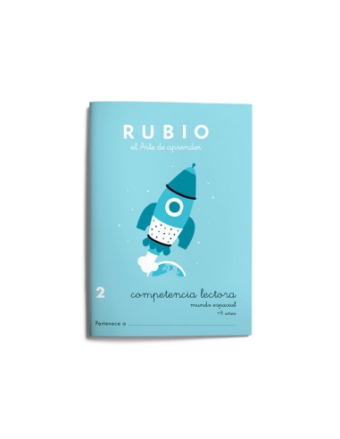 Cuaderno rubio competencia lectora 2 mundo espacial