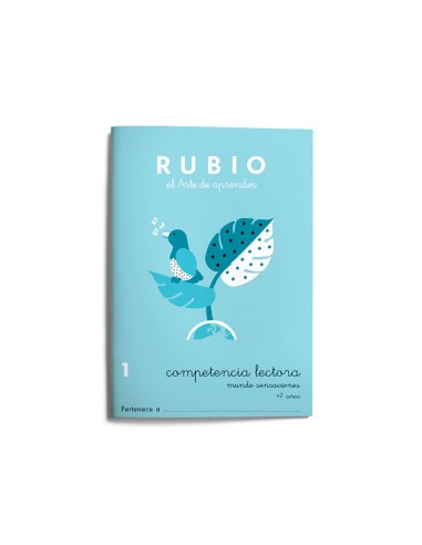 Cuaderno rubio competencia lectora 1 mundo sensaciones