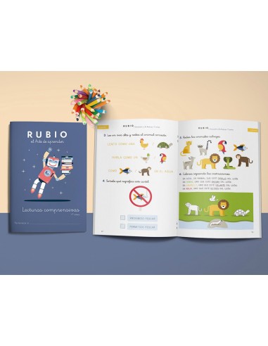Cuaderno rubio lecturas comprensivas 7 anos