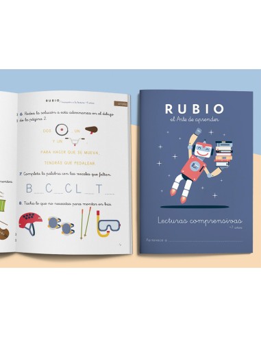 Cuaderno rubio lecturas comprensivas 7 anos