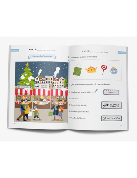 Cuaderno rubio lecturas comprensivas 6 anos