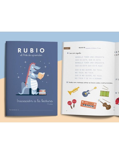 Cuaderno rubio iniciacion a la lectura 5 anos