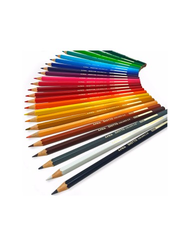 Lapices de colores giotto colors 30 mina 3 mm caja de 24 colores surtidos