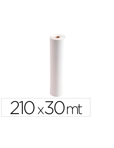 Rollo papel fax exacompta 210 mm x 30 mt