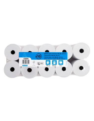 Rollo sumadora exacompta termico 80 mm x 60 mm 48 g m2