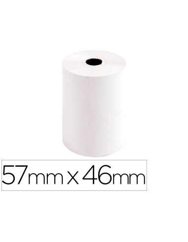 Rollo sumadora exacompta safe contact termico 57 mm x 46 mm 55 g m2