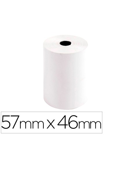 Rollo sumadora exacompta safe contact termico 57 mm x 46 mm 55 g m2