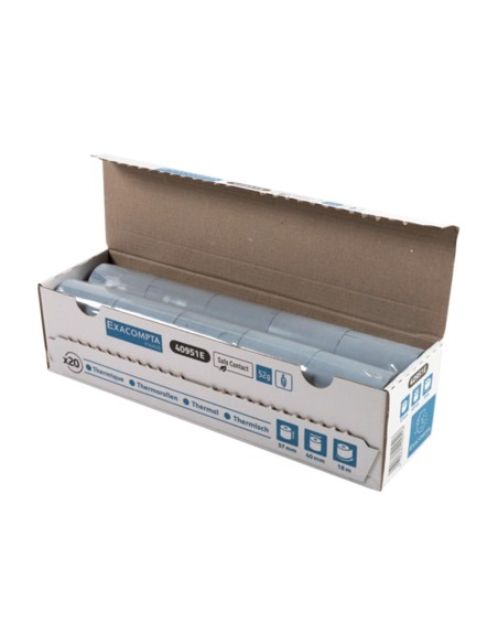 Rollo sumadora exacompta safe contact termico 57 mm x 40 mm 52 g m2